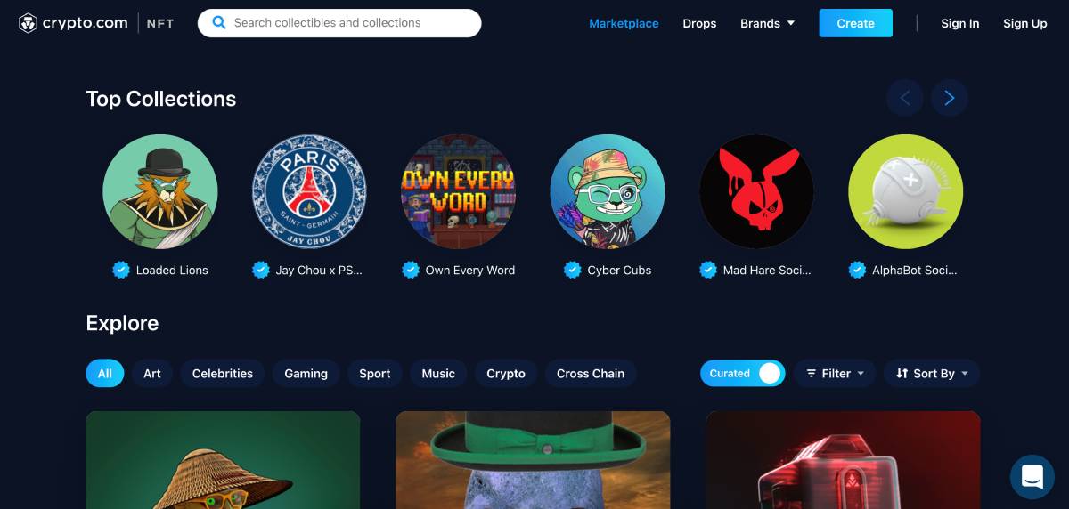 crypto.com nft