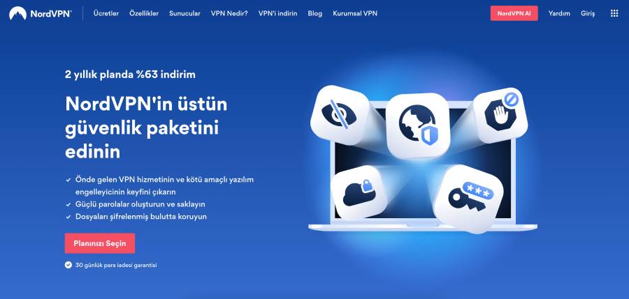 nordvpn turkce