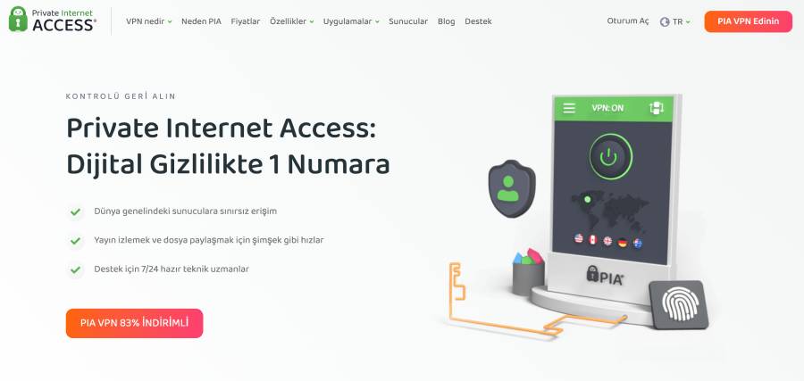 private internet access vpn turkce