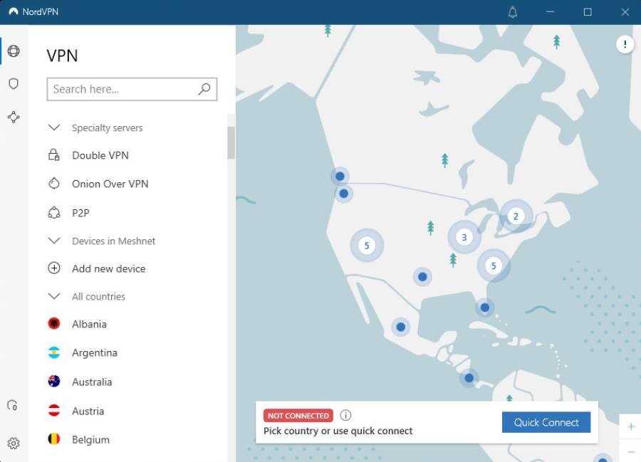 nordvpn sunucu secme