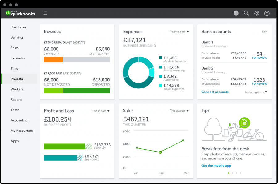 Ücretsiz Yazılım - QuickBooks 