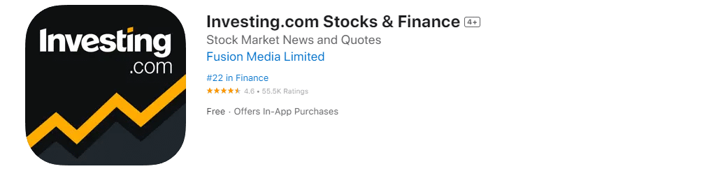 Investing - Popüler Borsa Uygulamaları