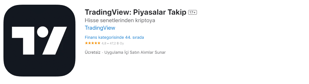 TradingView - Popüler Borsa Uygulamaları