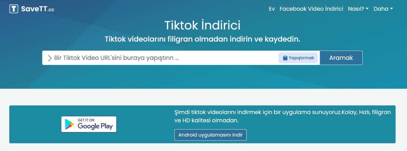 SaveTT website