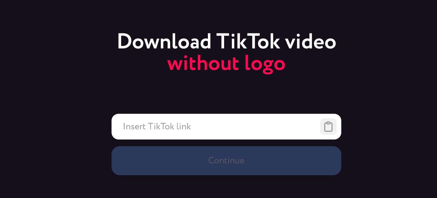 SaveTok website - tiktok video indirme
