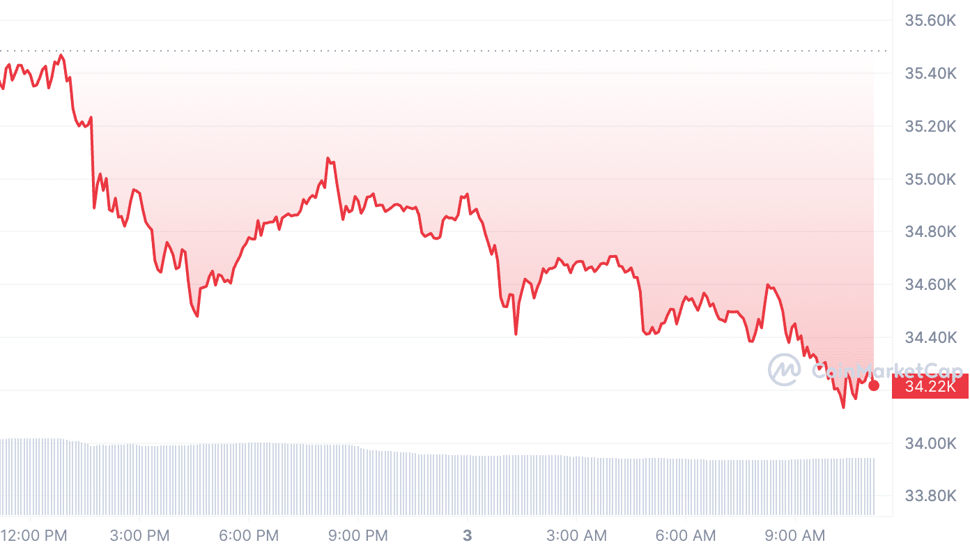 Bitcoin fiyat grafigi