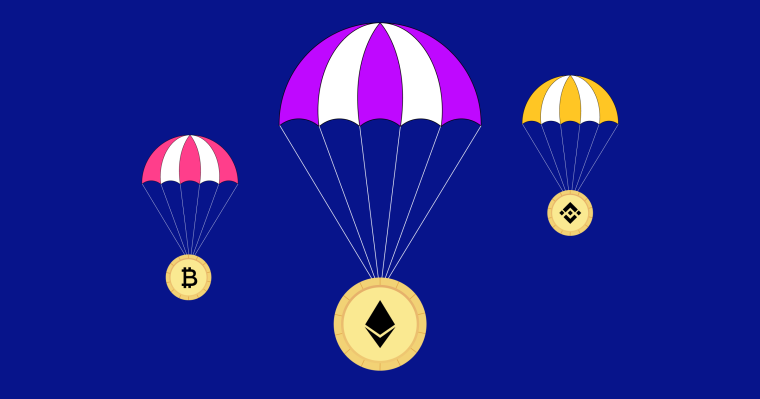 Airdrops - Cüzdanınıza Ücretsiz Olarak Yatırılan Kripto Para Jetonları