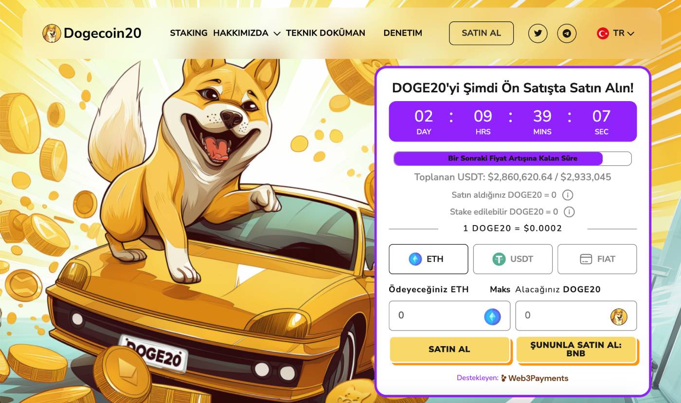 Dogecoin20 nasıl satın alınır