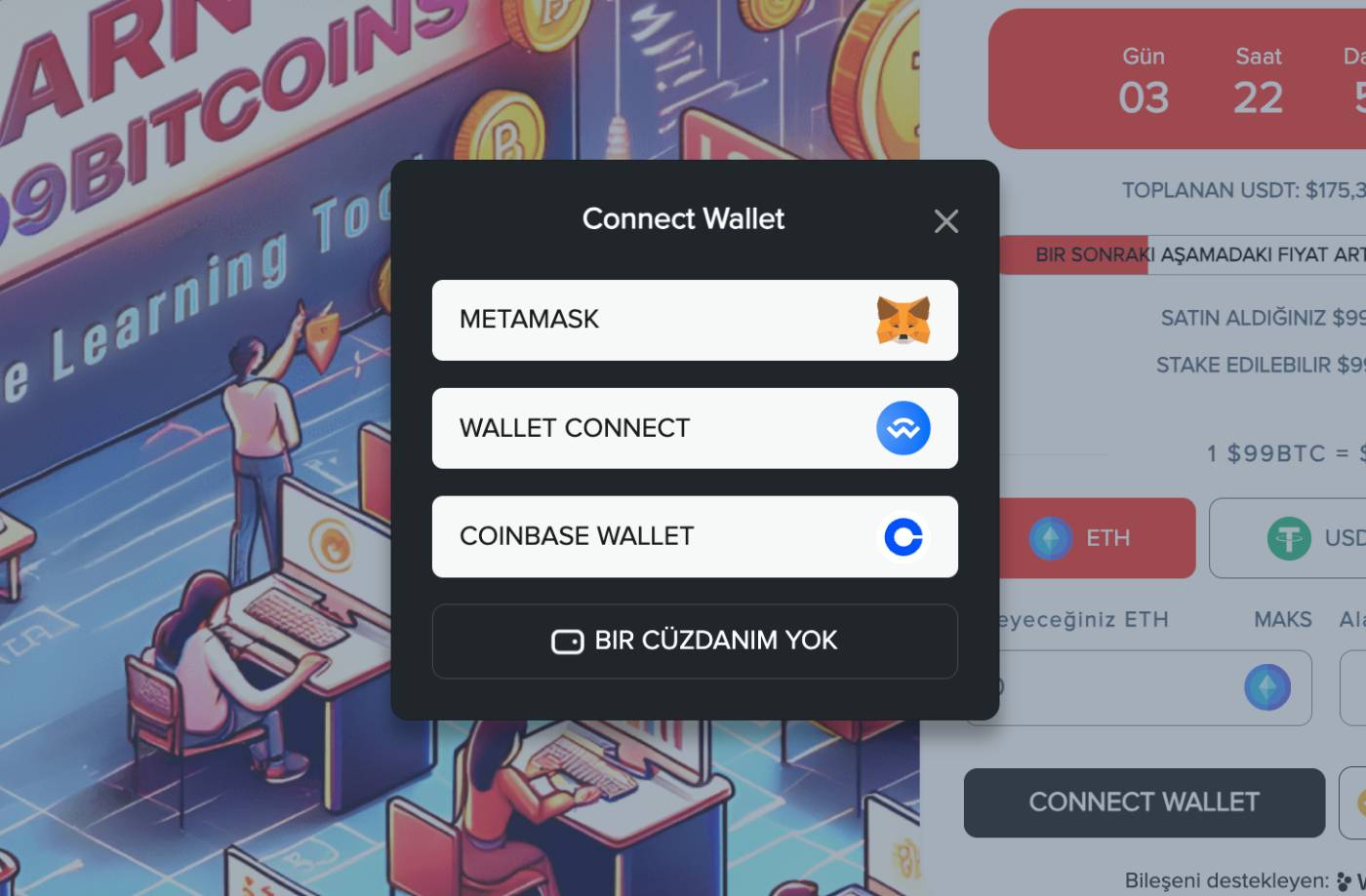 99Bitcoins cuzdan baglama - 99Bitcoins fiyat tahmini