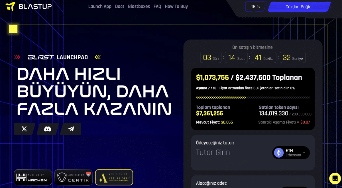 altın değerinde coinler blastup