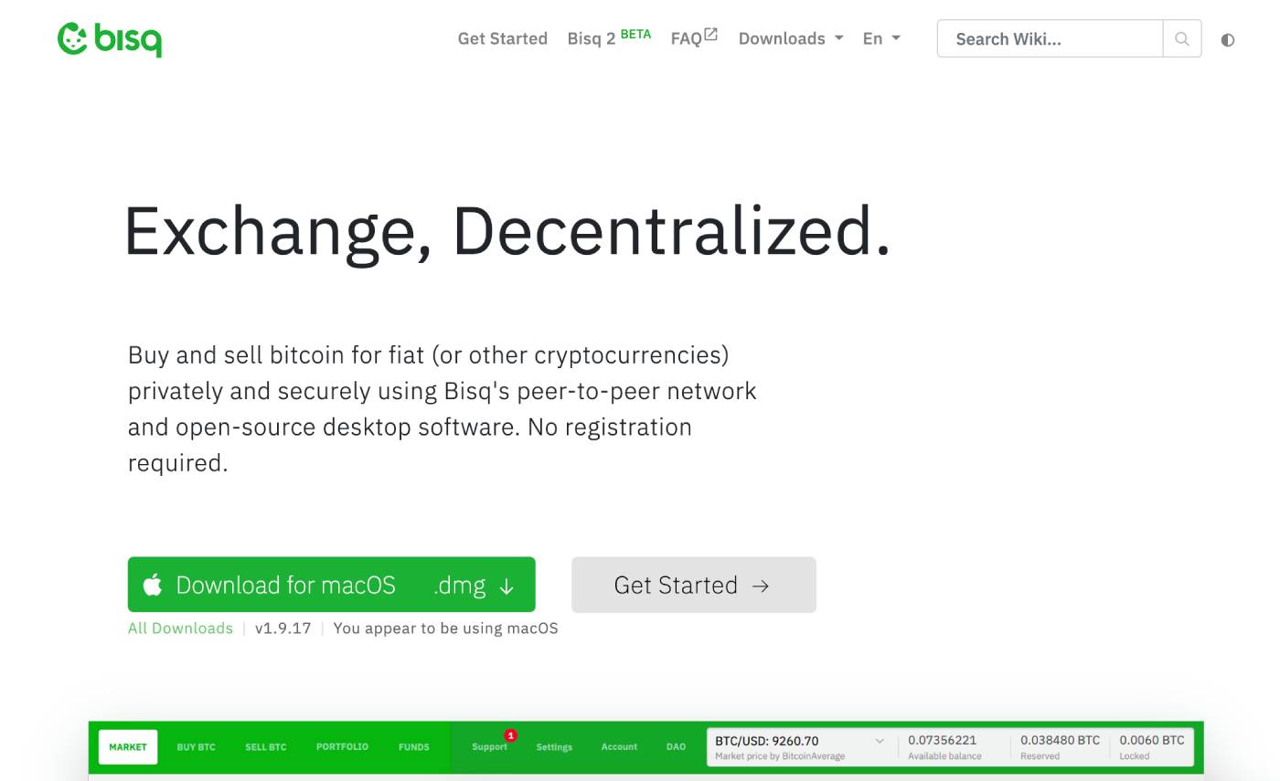 Bisq - Anonim Bitcoin Satın Alma