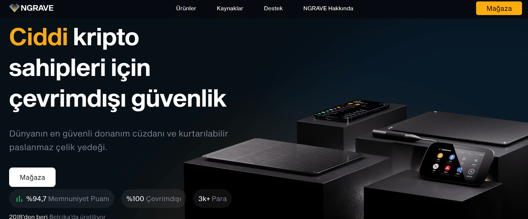 ngrave - en iyi kripto donanım cüzdanları
