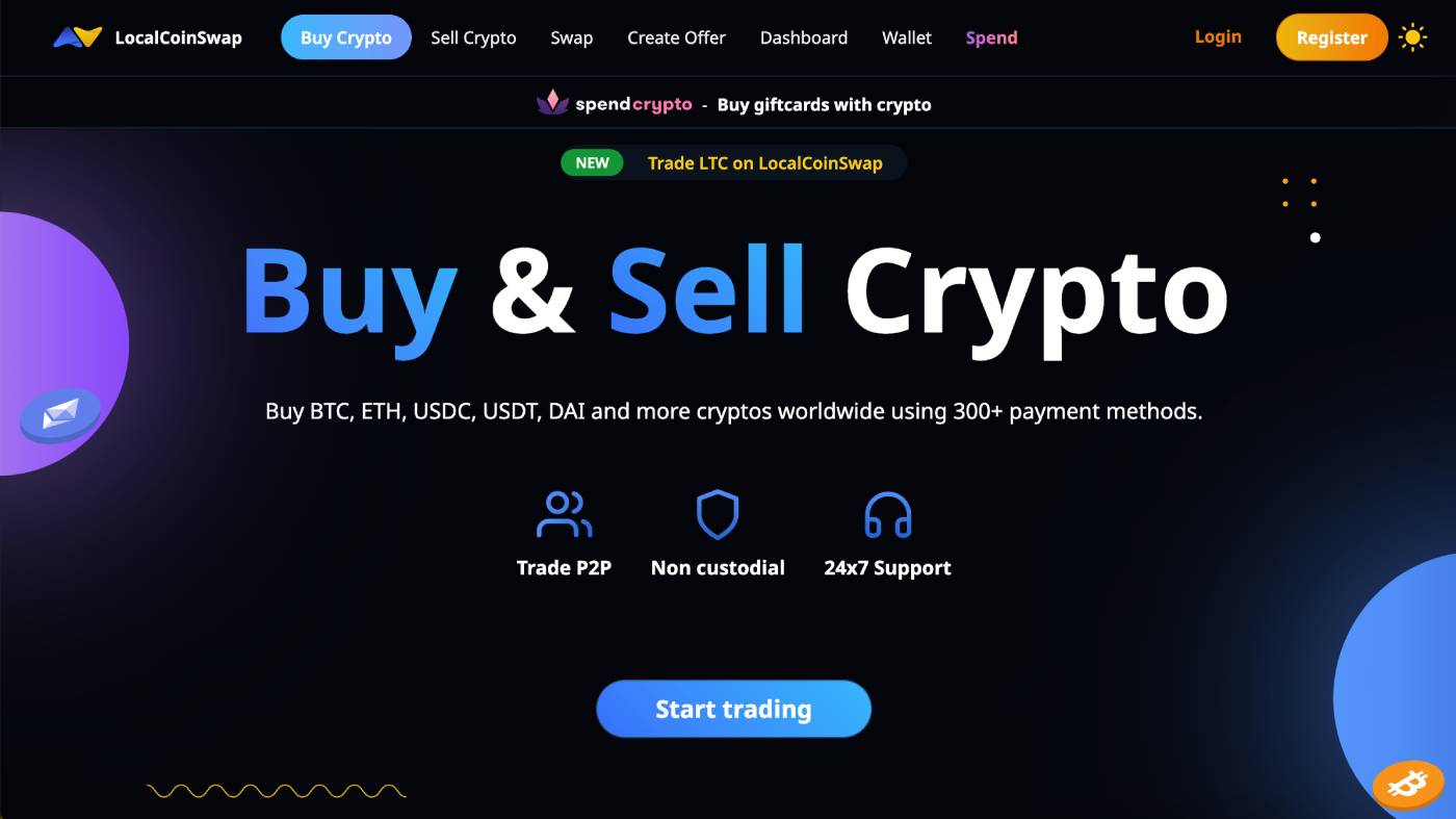 LocalCoinSwap - Anonim Bitcoin Satın Alma