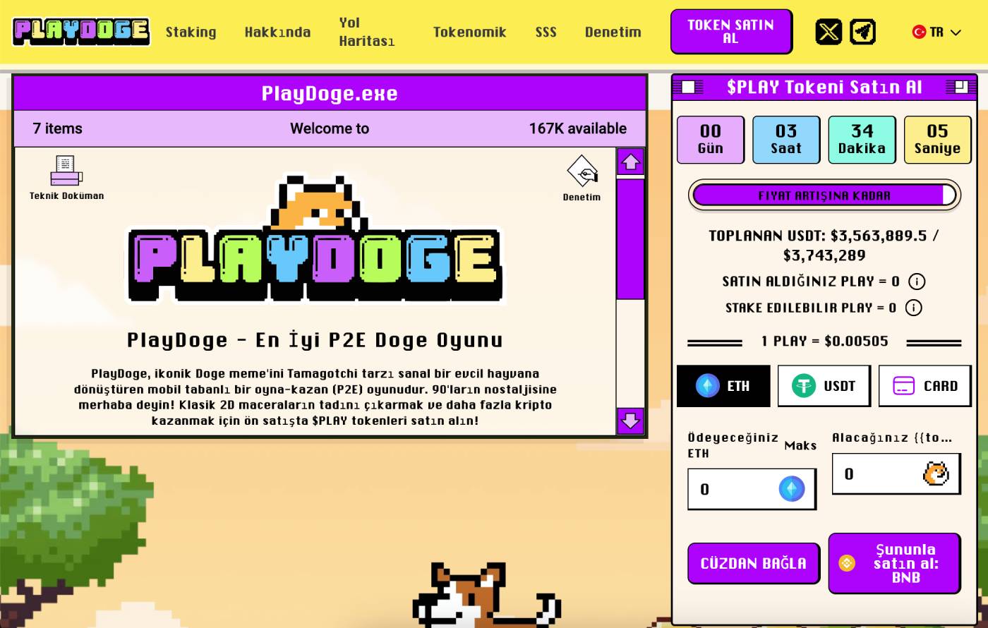 PlayDoge - En İyi PancakeSwap Coinleri