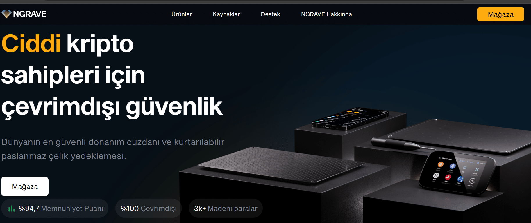 ngrave - en iyi merkeziyetsiz kripto cüzdanları
