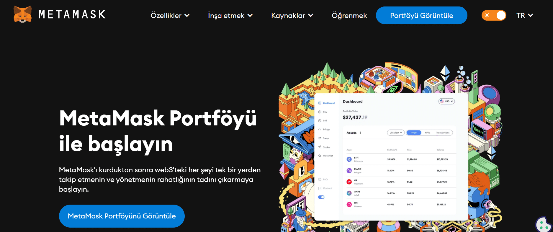 metamask - en iyi merkeziyetsiz kripto cüzdanları