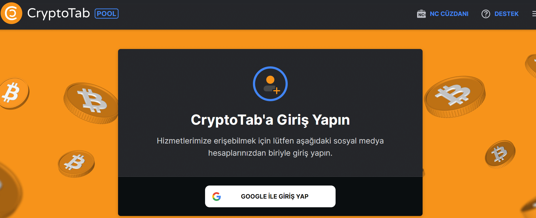 Cryptotab Pool - en iyi madencilik siteleri