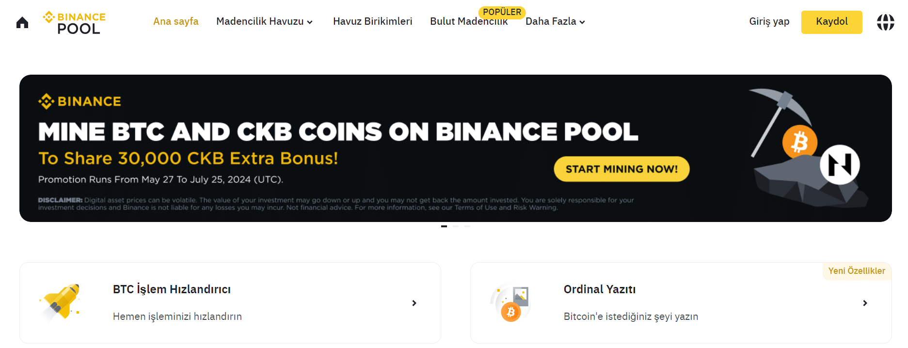 binance mining - En İyi Bitcoin Madenciliği Siteleri