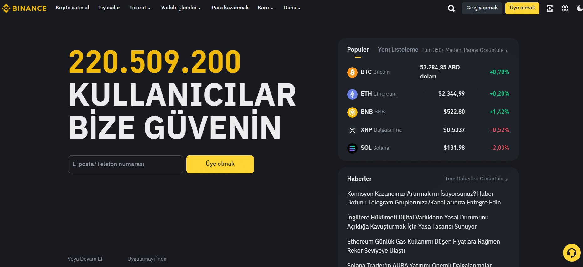 binance 