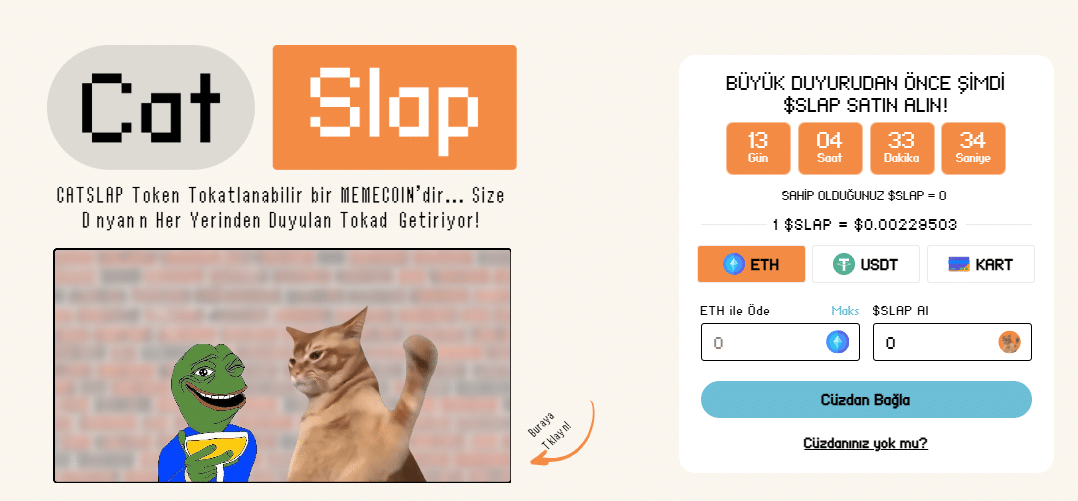 CatSlap - en iyi özel satış coinleri