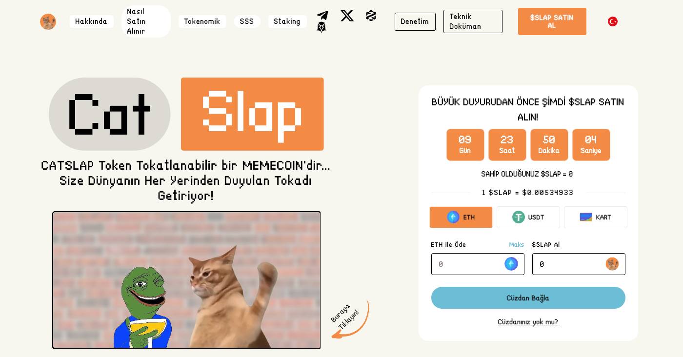 CatSlap - En hızlı yükselen kripto para birimleri