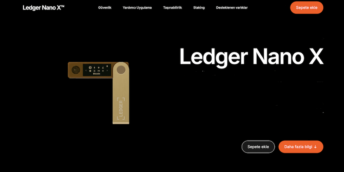 Ledger Nano X - En İyi Donanım Cüzdanları