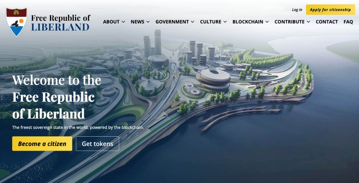 Liberland website
