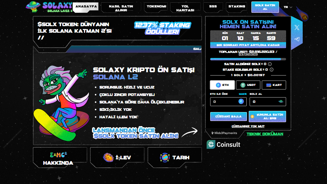 solaxy - PancakeSwap’ta yeni çıkan en iyi coinler