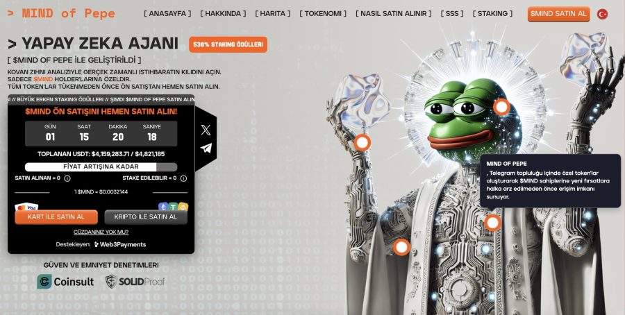 En Çok İşlem Gören Coinler. Mind of Pepe
