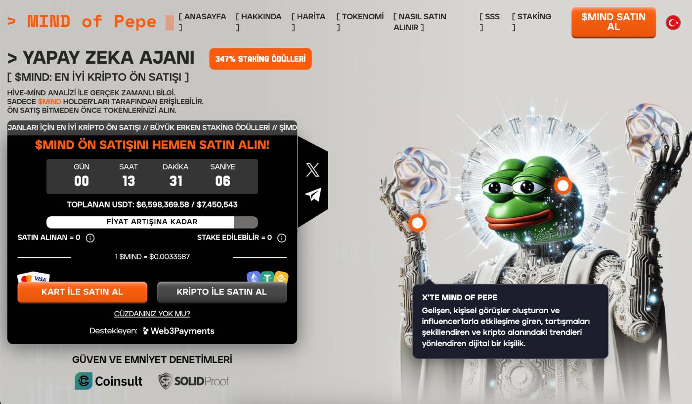 MIND of Pepe Website TR