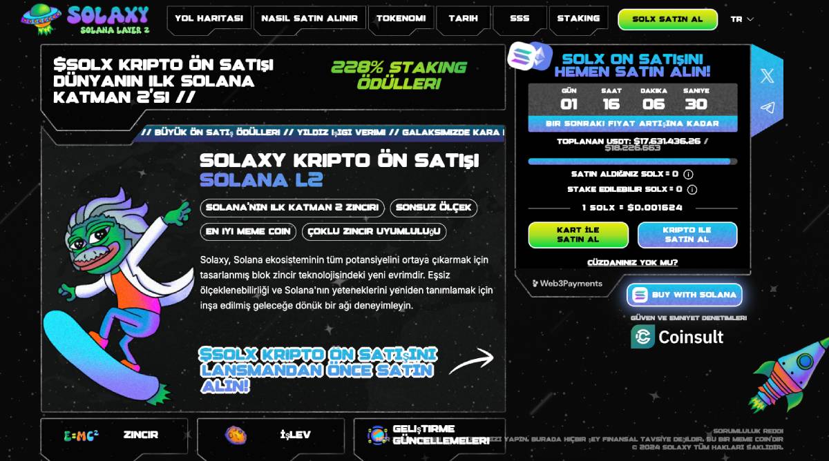 Solaxy Ön Satış