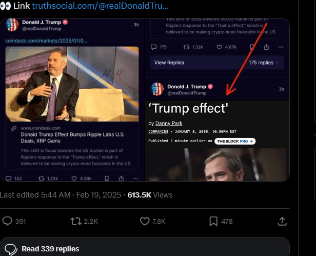 Trump effect