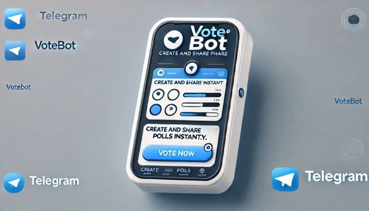 En İyi Telegram Botları. VoteBot