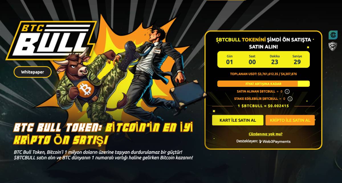 BTC Bull Token Ön Satış 18 Mart