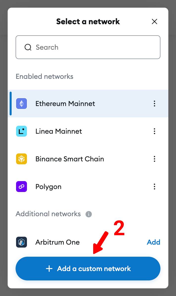 MetaMask Ağ Ekleme Tarayıcı Uzantısı 2