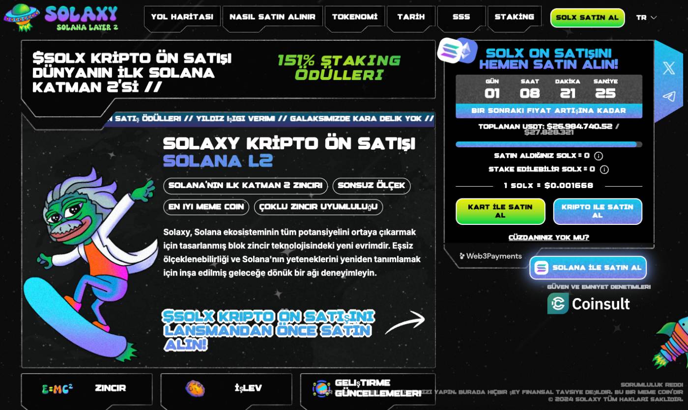 Solaxy Website TR