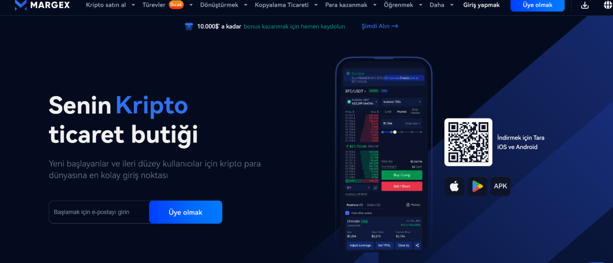margex - en iyi kripto vadeli işlem borsaları