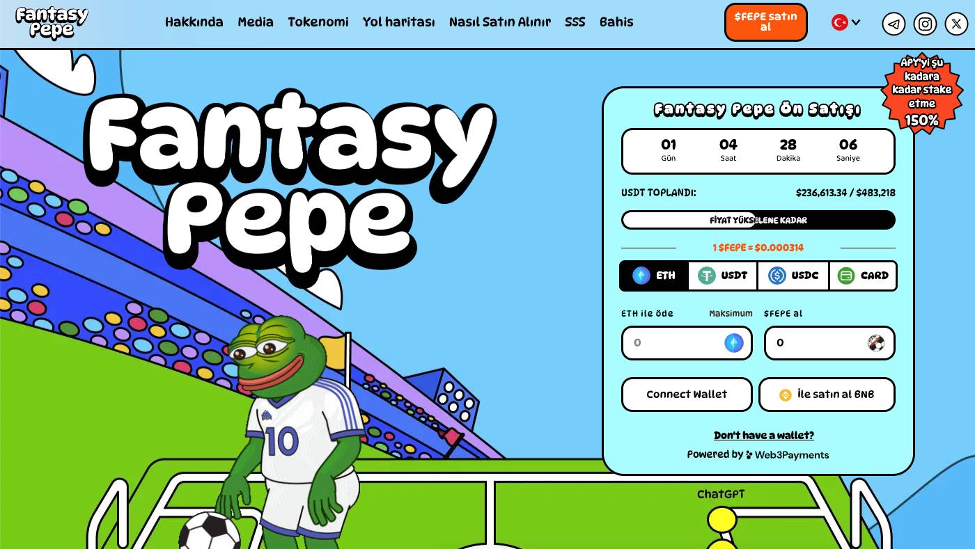 Fantasy Pepe FEPE Ön Satış