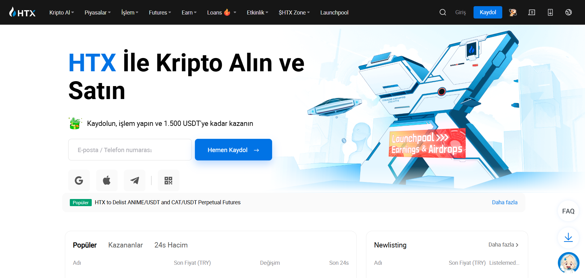 Köklü Kripto Borsası